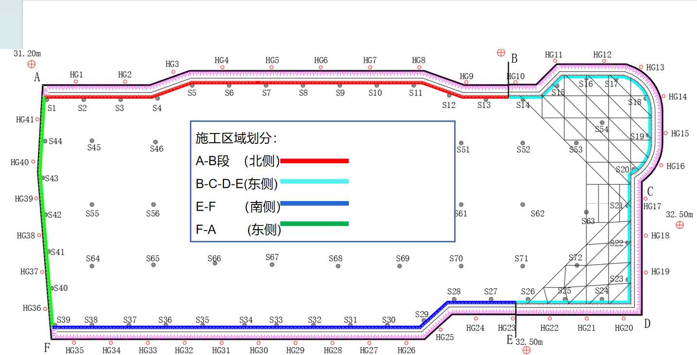 合肥瑶海区基坑支护设计